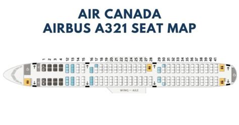 Airbus A321 Seat Map With Airline Configuration