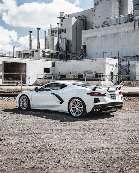 Chevrolet Corvette C8 Stingray White Brixton Forged R11 R Wheel Wheel