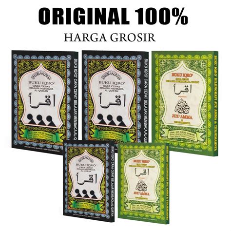 Jual Buku Iqro Cara Cepat Belajar Membaca Al Quran Ukuran Besar Dan