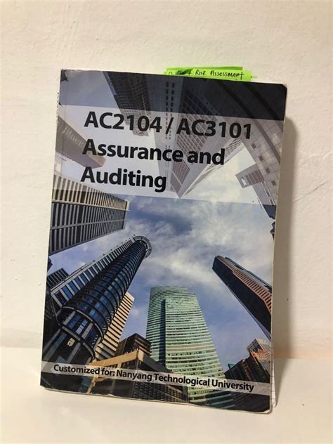 Assurance And Auditing Textbook Ntu Ac Ac Hobbies Toys