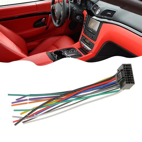 Universal 16cm Car Stereo Radio Player Iso Wiring Harness Connector 16pin Meet Eia Color Codes