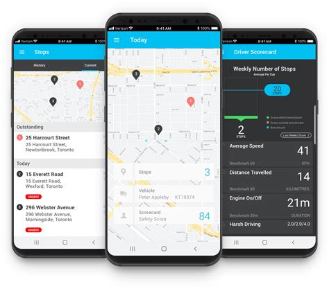 Gps Fleet Tracking App For Mobile Devices Verizon Connect Canada