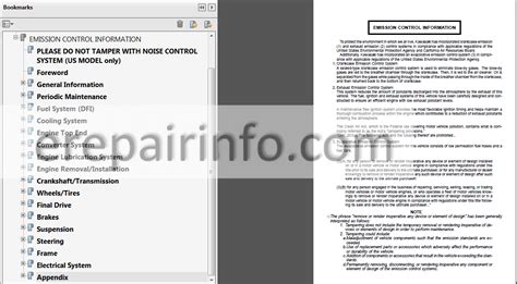 Kawasaki Brute Force 750 4x4i Kvf 750 4×4 Service Manual Atv Erepairinfo