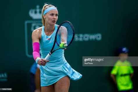 Rebecca Sramkova during WTA tennis turnament BNP Paribas Warsaw Open ...