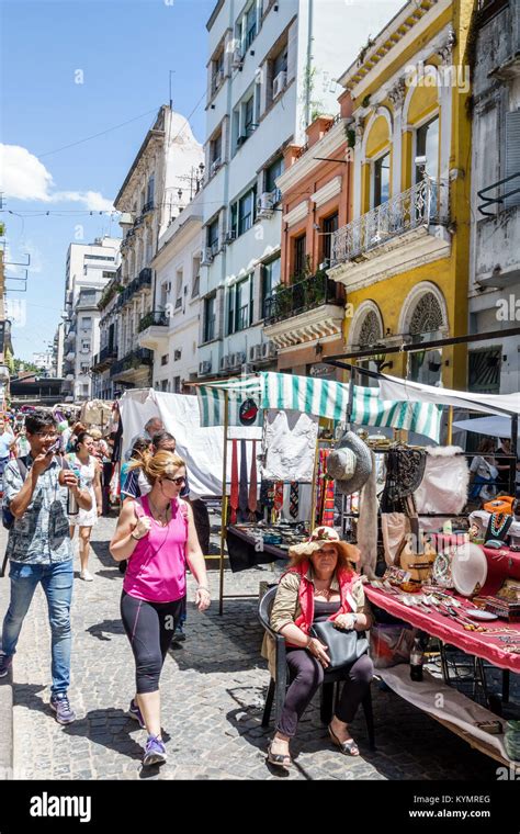 Buenos Aires Argentina San Telmo Plaza Dorrego Art Artwork Fair