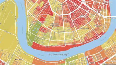 The Safest And Most Dangerous Places In Uptown New Orleans La Crime