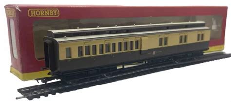 Hornby Oo R A Gwr Clerestory Brake Coach Chocolate Cream Model