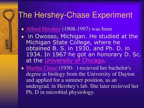 PPT - The Hershey-Chase Experiment PowerPoint Presentation, free ...