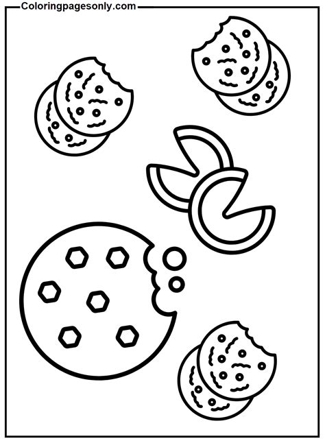 35 Cookie Coloring Pages