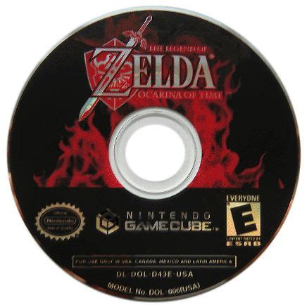 The Legend Of Zelda Ocarina Of Time Master Quest Gamecube Disc