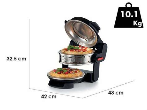 Pizzeria Ariete Negro Horno Doble En Oferta Agrieuro