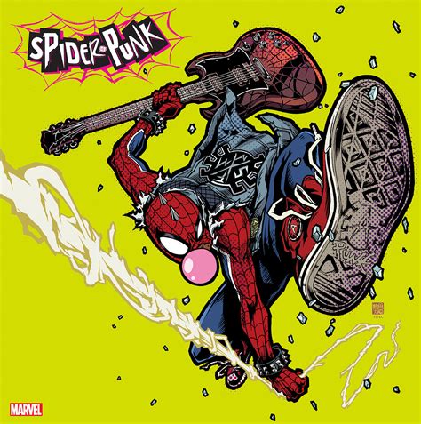 Buy Comics Spider Punk 1 Of 5 Okazaki Variant 150