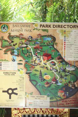 Bali Safari Marine Park Map