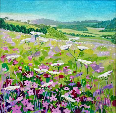 Roz Wilson Perfectly Pink Pewley Downs Surrey Painting No Naked Walls