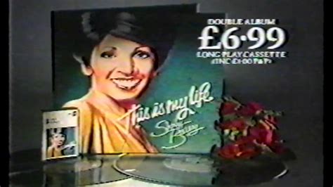 Shirley Bassey Commercial For The This Is My Life Compilation Album 1980 Youtube