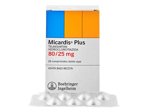 Micardis Plus 80 Mg 25 Mg Comprimidos Mifarma