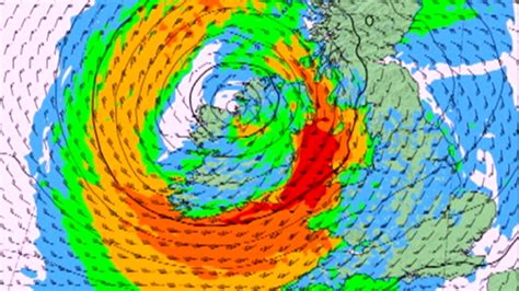 Status Red Wind Warning Extended Across The Country