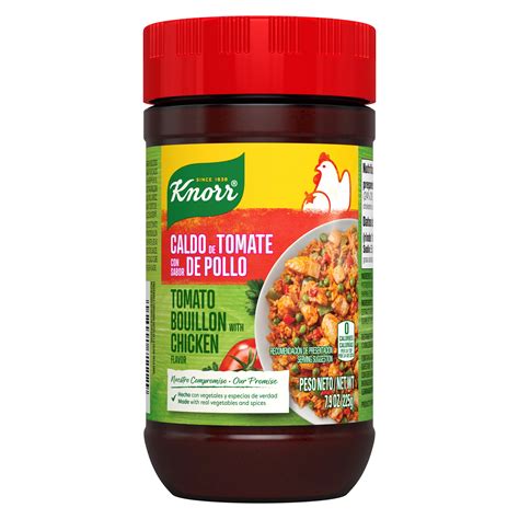 Knorr Tomato Chicken Granulated Bouillon Shop Broth Bouillon At H E B