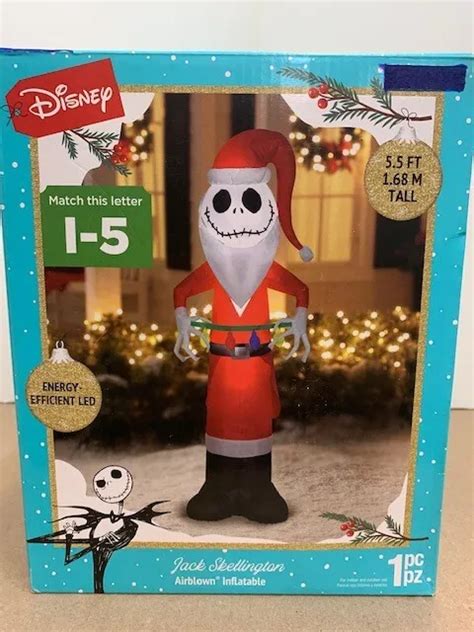 Disney Nightmare Before Christmas Jack Skellington Gemmy Airblown