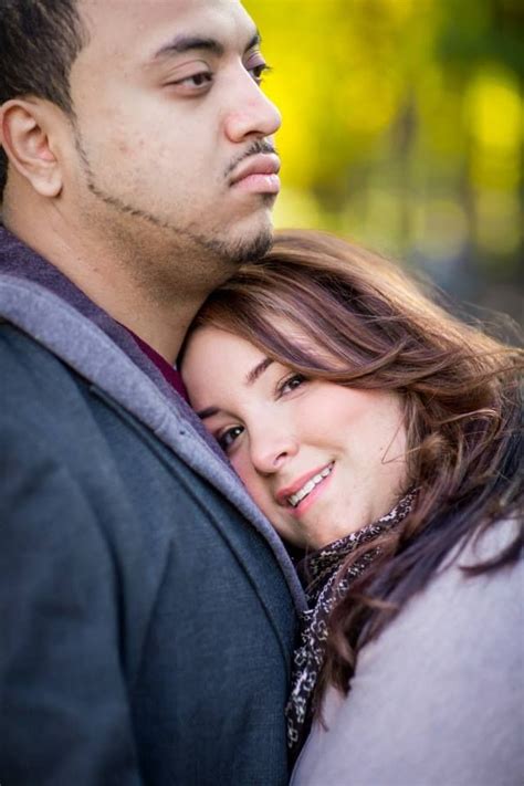 Real Curvy Engagement Central Park Fall Engagement Engagement Photo Poses Wedding Picture