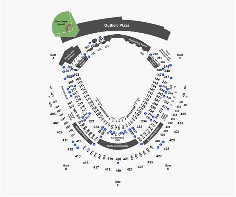 Royals Stadium Seating Chart 2019, HD Png Download - kindpng