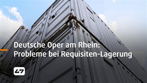 STUDIO 47 Live DEUTSCHE OPER AM RHEIN PROBLEME BEI LAGERUNG VON