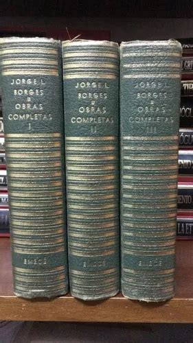 Libros Obras Completas Tomos De Jorge Luis Borges Emece En Venta En