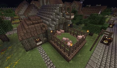 Medieval Butcher Shop Minecraft Project