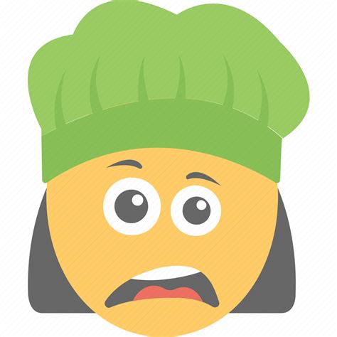 Depressed, doh face, emoji, unamused face, woman cook icon - Download ...