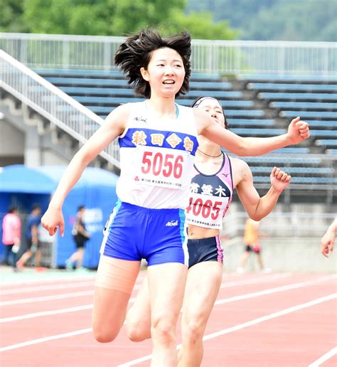 【陸上】常盤木学園・千葉安珠3冠達成 1600mリレーで失速も「悔しさ出てきて」意地の先着 陸上写真ニュース 日刊スポーツ