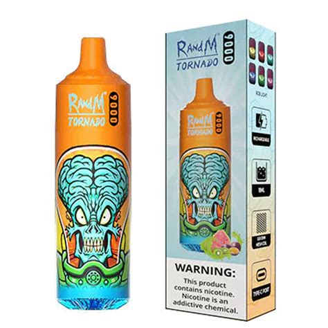 Kiwi Passion Fruit Guava RandM Tornado Disposable Kit 9000 Puffs