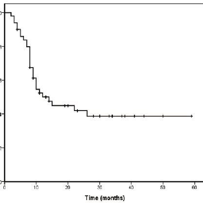 Kaplan Meier Curves For Local Control Lc A Progression Free