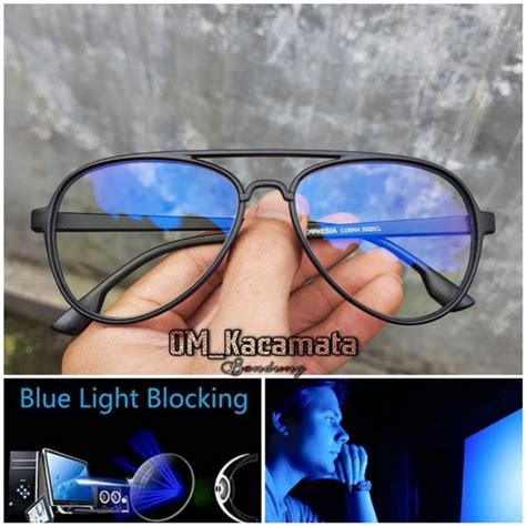 Jual Kacamata Clasic Lensa Anti Radiasi Blue Ray Hp Komputer Normal