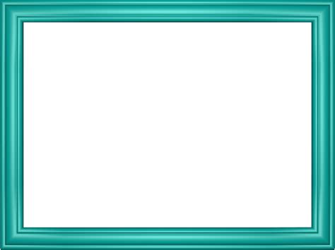 Aqua Elegant Embossed Frame Rectangular Powerpoint Border 3d Borders