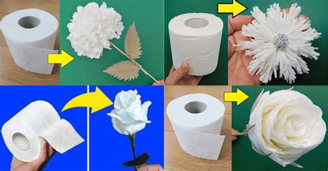 Ideas Creativas Para Flores Hechas Con Papel Higiénico