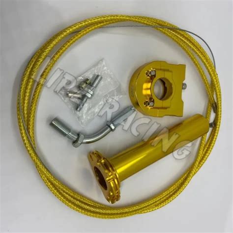 GOLD Selongsong Gas Spontan Full CNC Plus Kabel Gas Carbon Warna