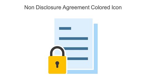 Non Disclosure Agreement Colored Icon In Powerpoint Pptx Png And