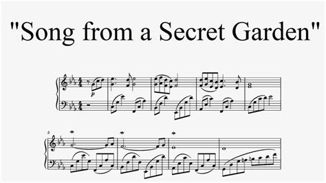 Song From A Secret Garden Piano Cover Songs Piano Cover Sheet Music