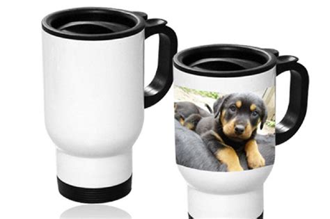 White Travel Mugs For Sublimation 14oz Aa Print Supply