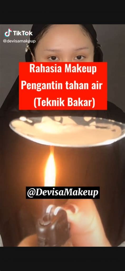 Ini Lho Rahasia Makeup Pengantin Tahan Air Yang Tengah Viral Di Tiktok