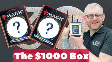 Unboxing Magic The Gathering 30th Anniversary 1000 Booster Box What