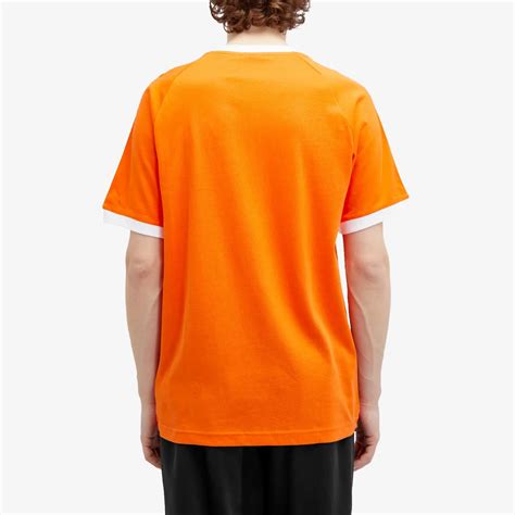 Adidas Originals Adicolor Classics 3 Stripes T Shirt Orange Im9382