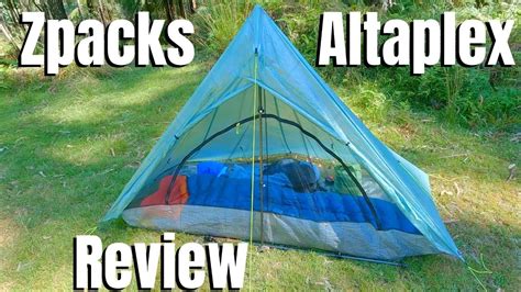 Zpacks Altaplex Ultralight Tent Review YouTube