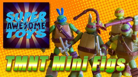 Takara Tomy Teenage Mutant Ninja Turtles Capsule Mini Figures Video