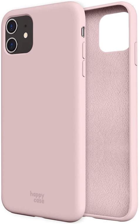 Happycase Apple Iphone Hoesje Siliconen Back Cover Roze Bol