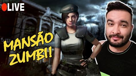 RESIDENT EVIL 1 REMASTER JOGANDO E TROCANDO IDEIA PT BR Live PT2