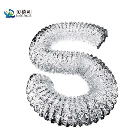 Aluminum Foil Tube Flexible Ventilation Hose Pipe Air Vent System For