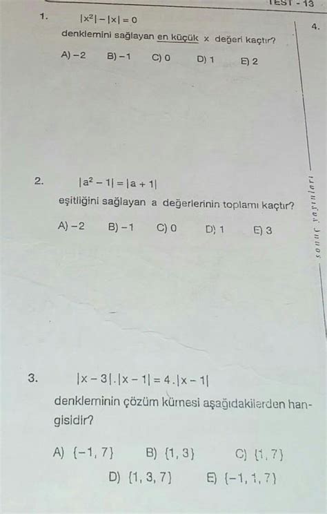 3 soruyu çok acil şekilde işlemleri ile anlatır mısınız lütfen çok acil