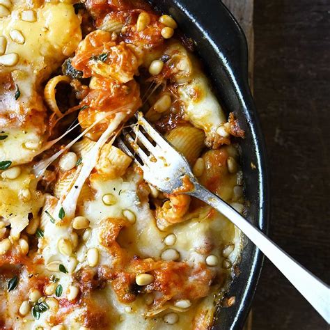 Cheesy Eggplant And Beef Bolognese Baked Pasta Recipe The Feedfeed