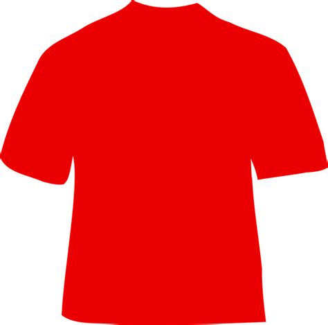 T-Shirt Shirt Red · Free vector graphic on Pixabay